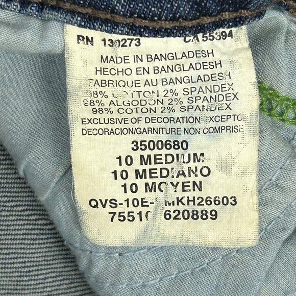 Lee Jeans Womens 10 M (32x30) Natural Bootcut Blue Stretch Just Below the Waist - Picture 15 of 16